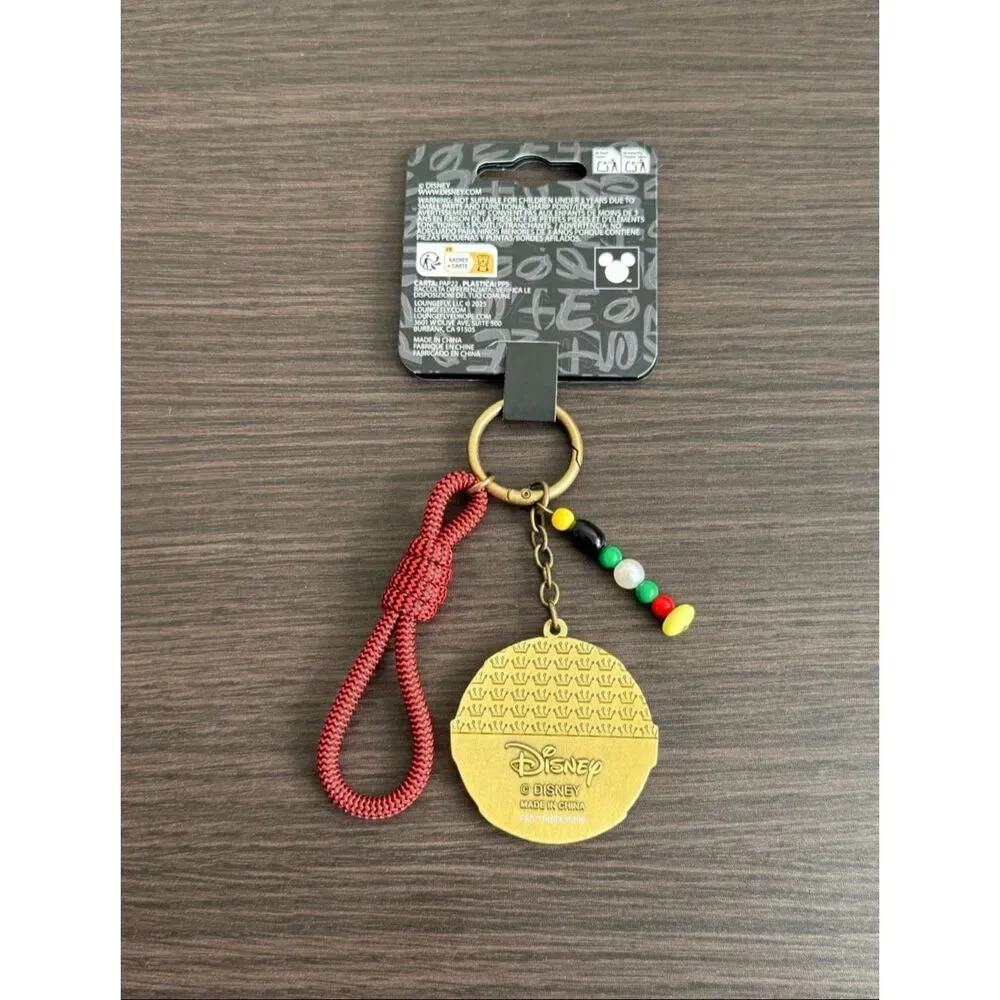 Loungefly Disney The Pirates of the Caribbean Medallion Multi-Charm Keychain